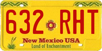 NM license plate 632RHT