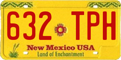 NM license plate 632TPH