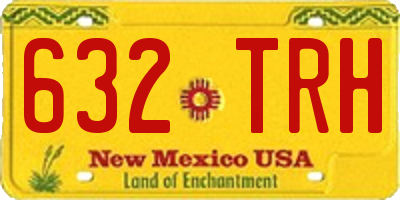 NM license plate 632TRH