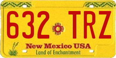 NM license plate 632TRZ
