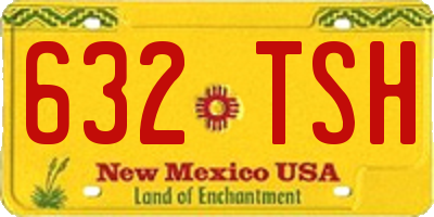 NM license plate 632TSH