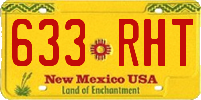 NM license plate 633RHT
