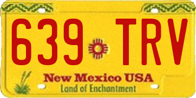 NM license plate 639TRV