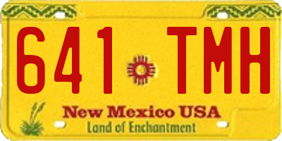 NM license plate 641TMH