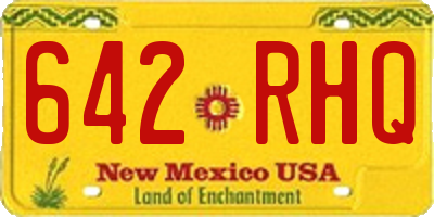 NM license plate 642RHQ