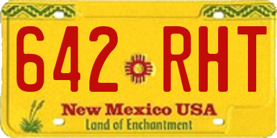 NM license plate 642RHT