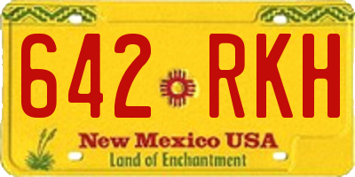 NM license plate 642RKH