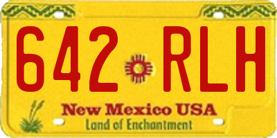 NM license plate 642RLH
