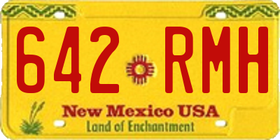 NM license plate 642RMH