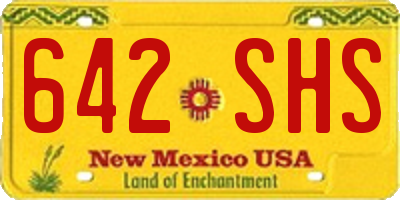 NM license plate 642SHS