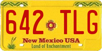 NM license plate 642TLG