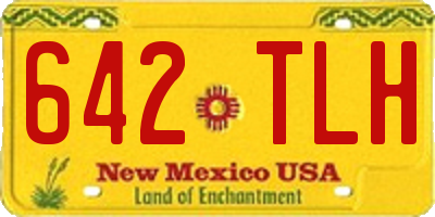 NM license plate 642TLH
