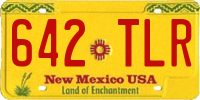 NM license plate 642TLR