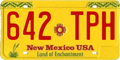 NM license plate 642TPH