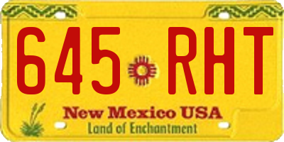 NM license plate 645RHT