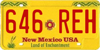 NM license plate 646REH