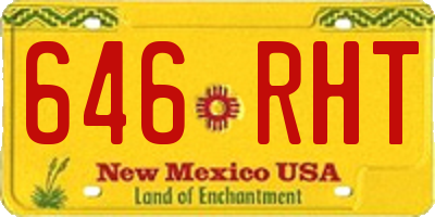 NM license plate 646RHT