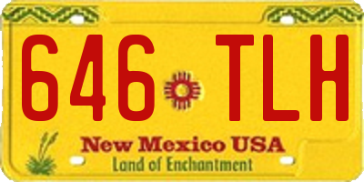 NM license plate 646TLH