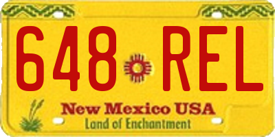 NM license plate 648REL