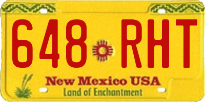 NM license plate 648RHT