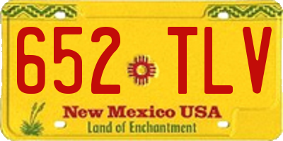 NM license plate 652TLV