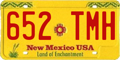 NM license plate 652TMH
