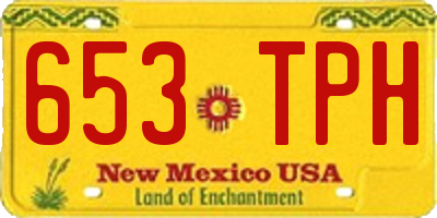 NM license plate 653TPH