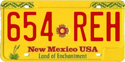 NM license plate 654REH