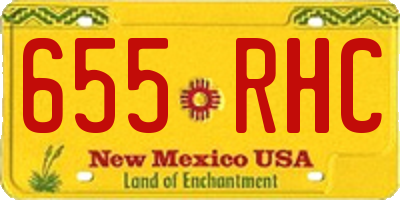 NM license plate 655RHC