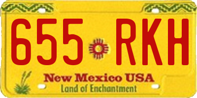 NM license plate 655RKH