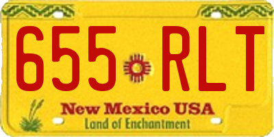 NM license plate 655RLT