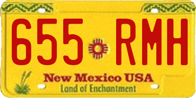 NM license plate 655RMH