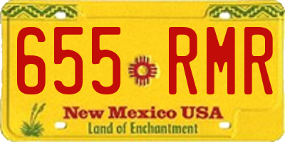 NM license plate 655RMR