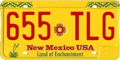 NM license plate 655TLG