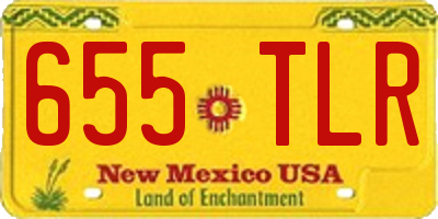 NM license plate 655TLR