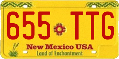 NM license plate 655TTG