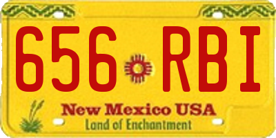 NM license plate 656RBI