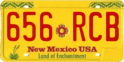 NM license plate 656RCB