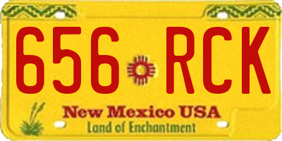 NM license plate 656RCK