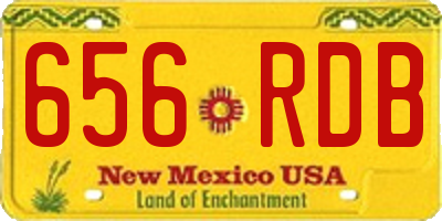 NM license plate 656RDB