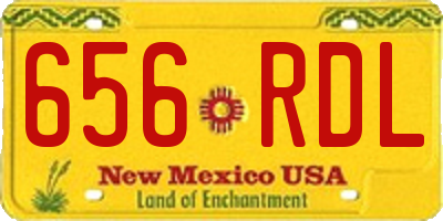 NM license plate 656RDL