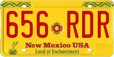 NM license plate 656RDR