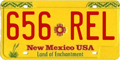 NM license plate 656REL