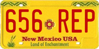 NM license plate 656REP