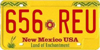 NM license plate 656REU