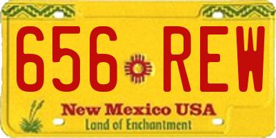 NM license plate 656REW