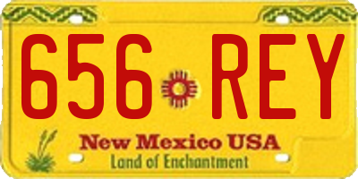 NM license plate 656REY