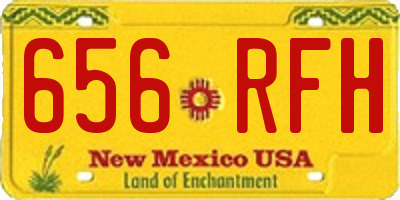 NM license plate 656RFH