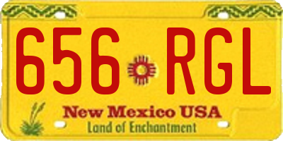 NM license plate 656RGL