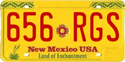 NM license plate 656RGS